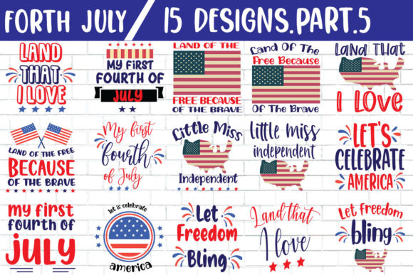 4th of July Typography Design Review