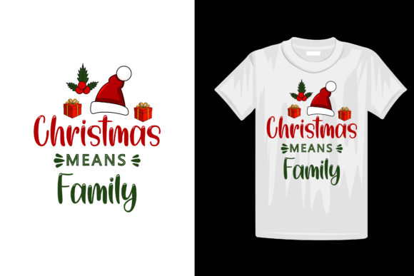 Christmas Day Colorful T-shirt Design