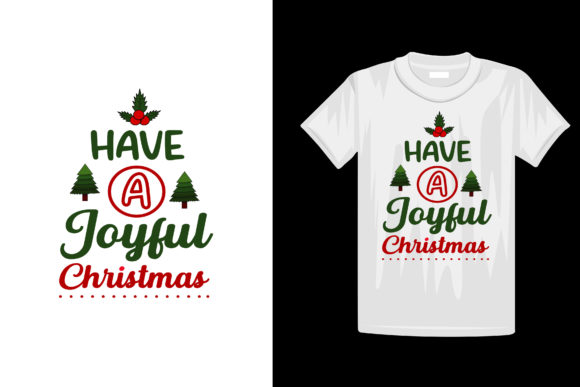 Christmas Typography T-shirt Design